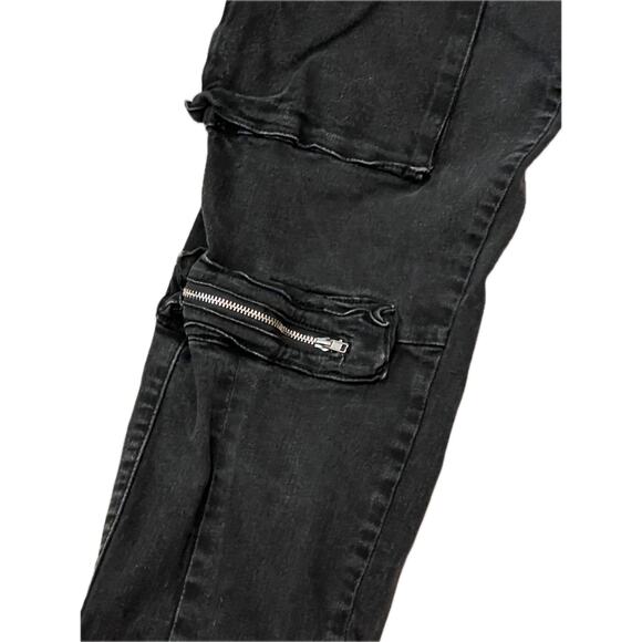 Fashion Nova Men Flared Fit Black Jeans Mens 32x28 - Picture 5 of 8